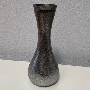 Silver/Black Ombre Glitter Vase